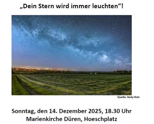 Dein Stern wird leuchten