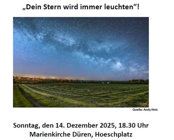 Dein Stern wird leuchten