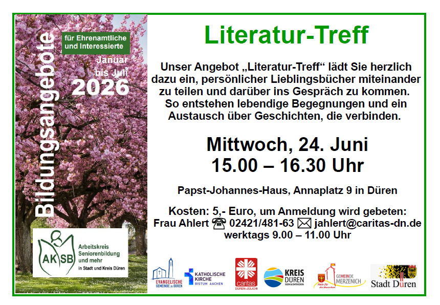 Literatur-Treff Juni 2026