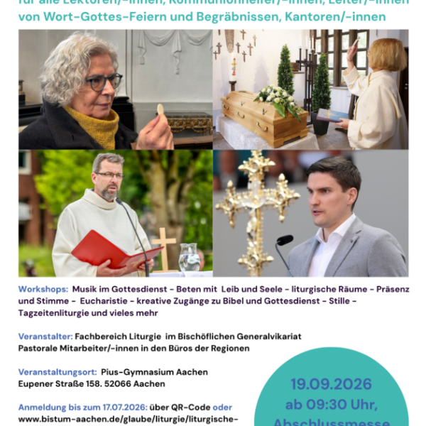 Plakat Tag der liturgischen Dienste Sept. 2026