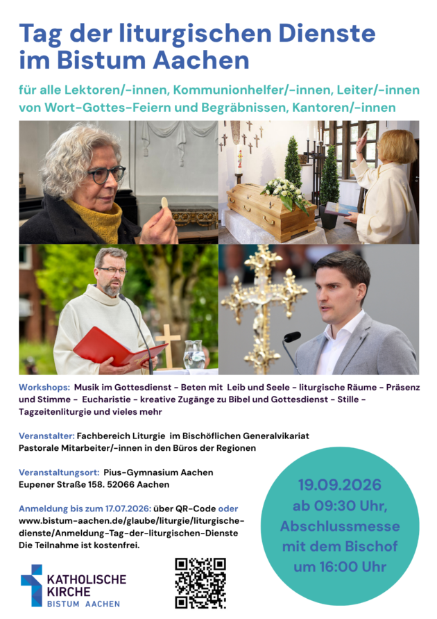 Plakat Tag der liturgischen Dienste Sept. 2026