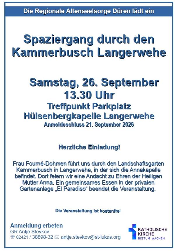 Spaziergang Kammersbusch 2026