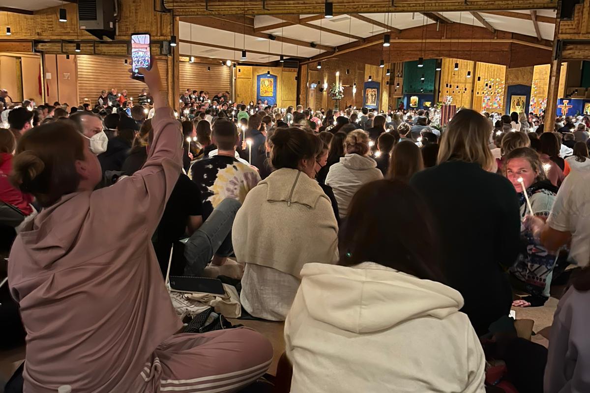 Lichtermesse Taizé Kerzen