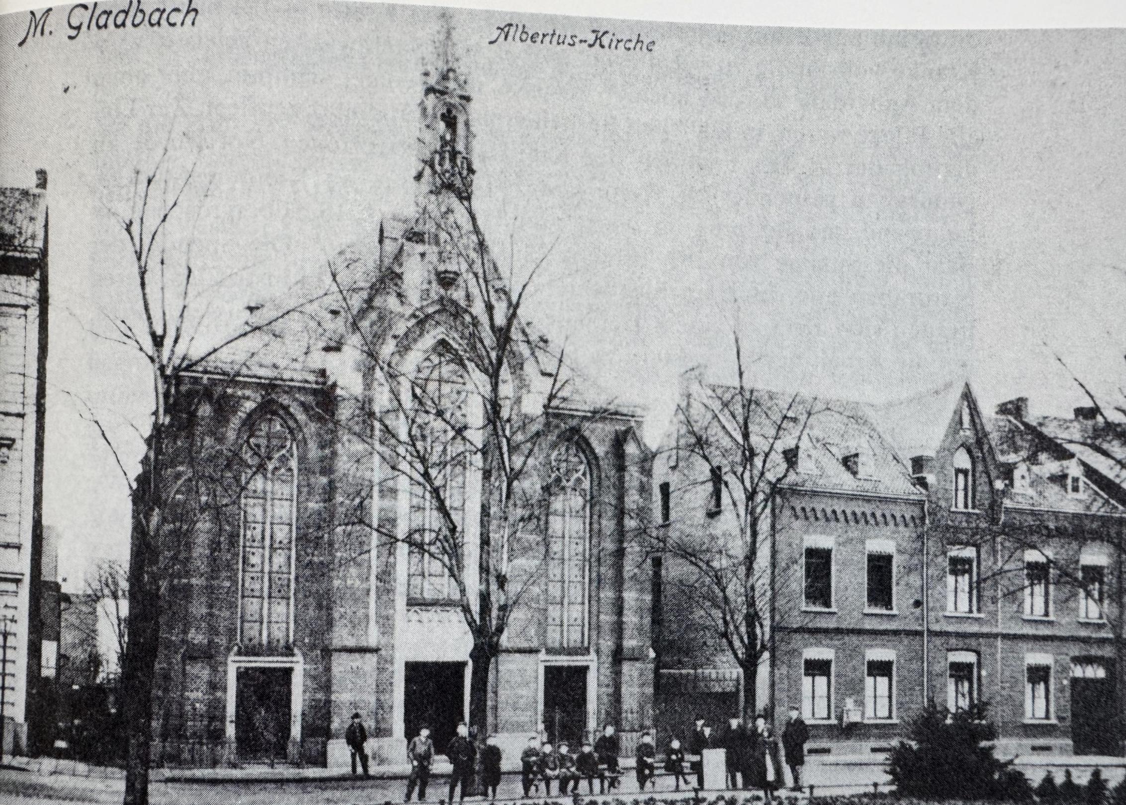 Kaiserplatz mit Albertuskirche 1885