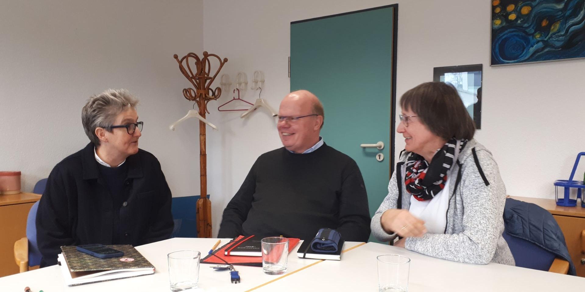 v.l.n.r.: Annette Diesler, Ulrich Clancett, Elisabeth Laumanns