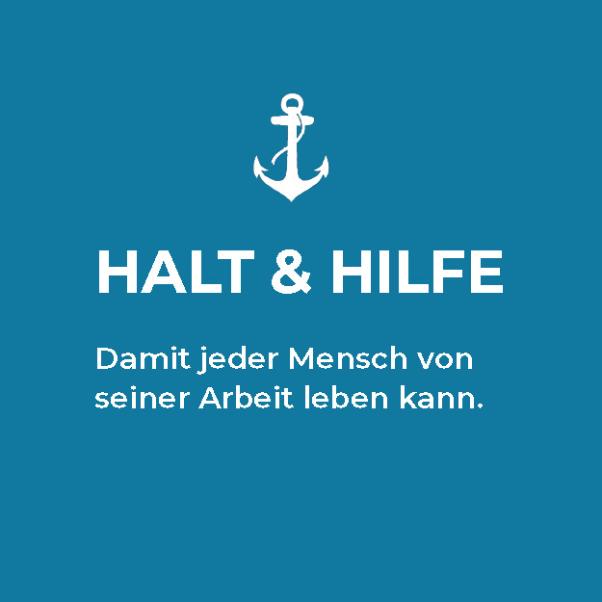 HALT UND HILFE QUADRAT