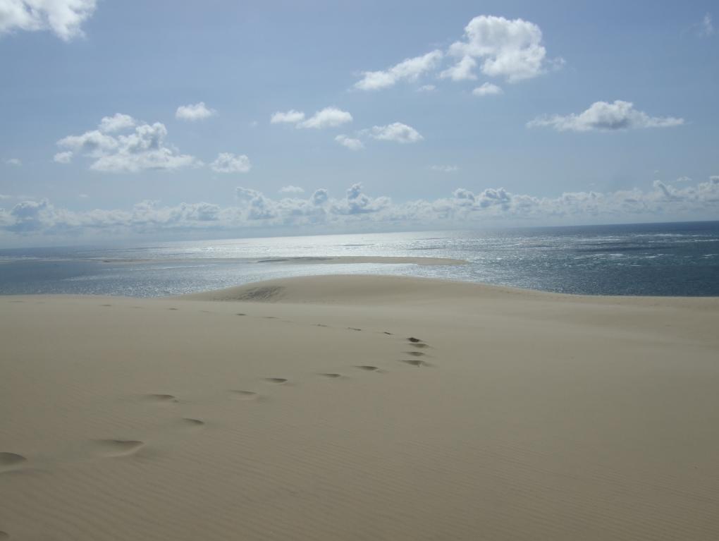 Düne Sand Wolken Himmel