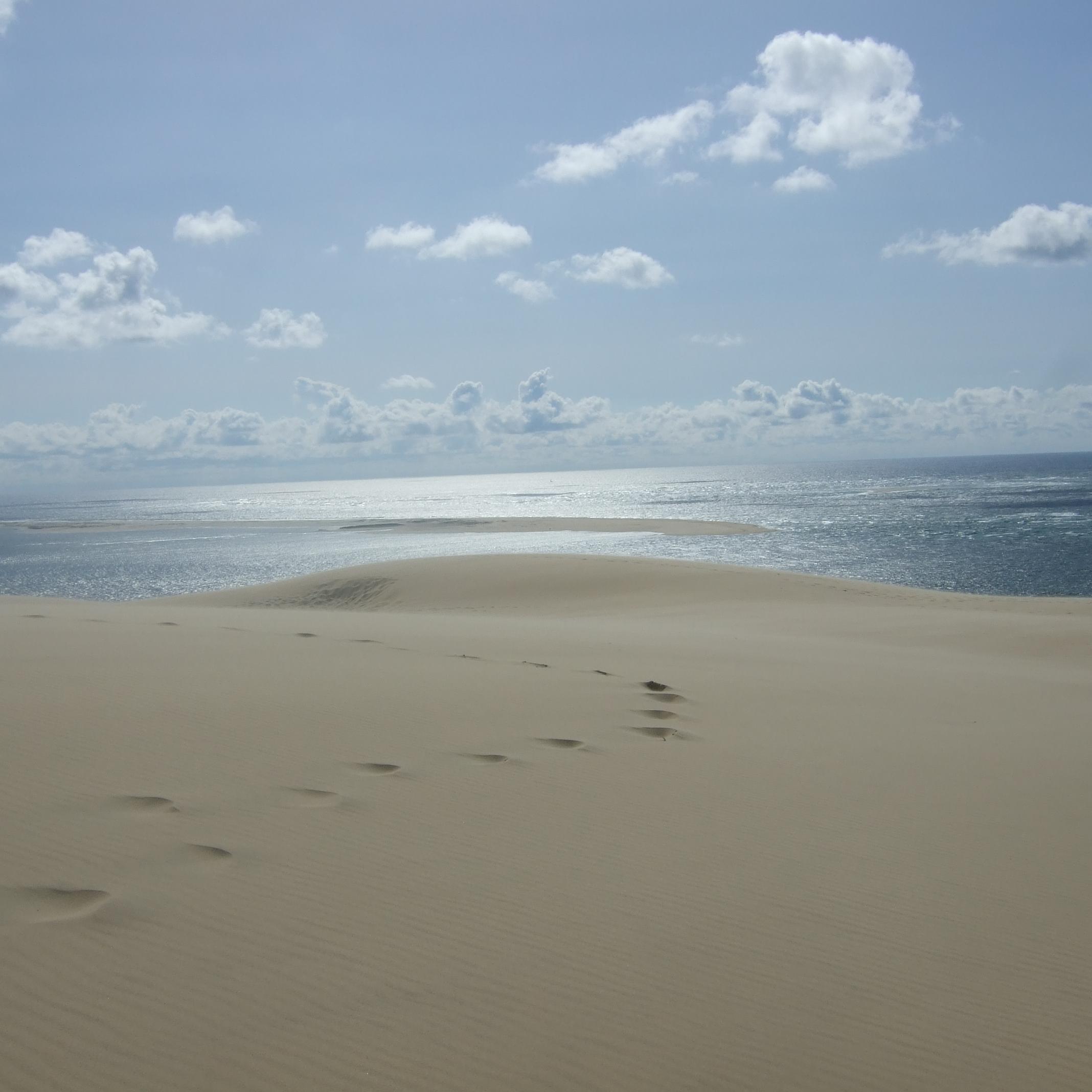 Düne Sand Wolken Himmel