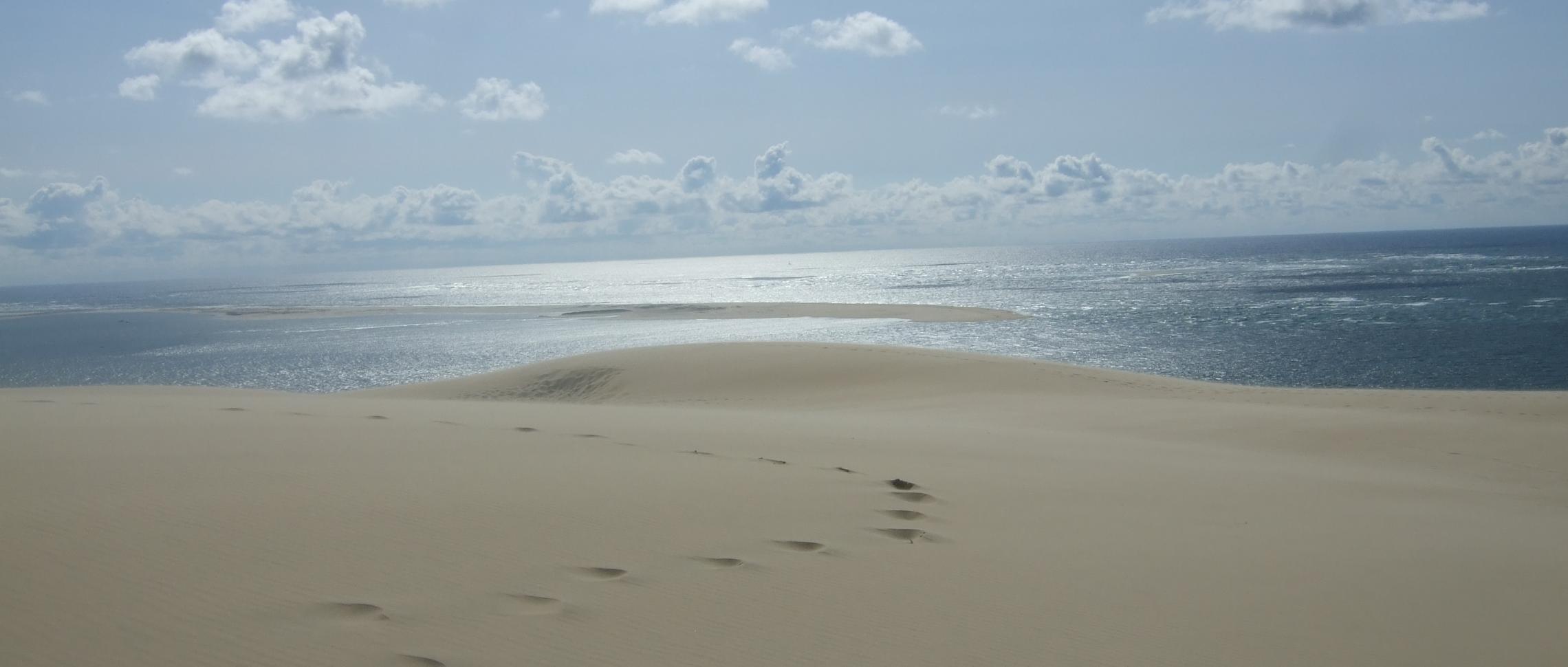 Düne Sand Wolken Himmel