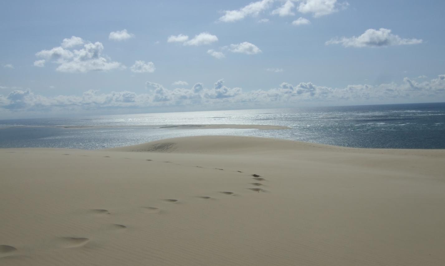 Düne Sand Wolken Himmel