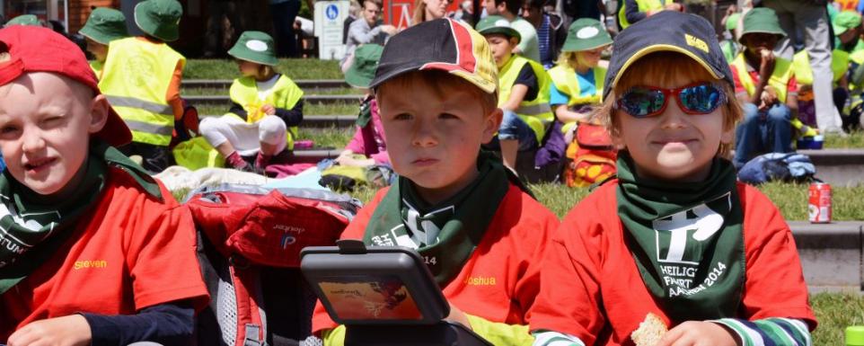 Pilgern mit Kindern
