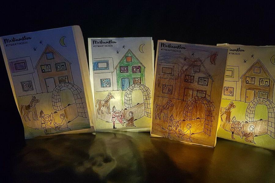 Zünd ein Licht an - Brötchentüte