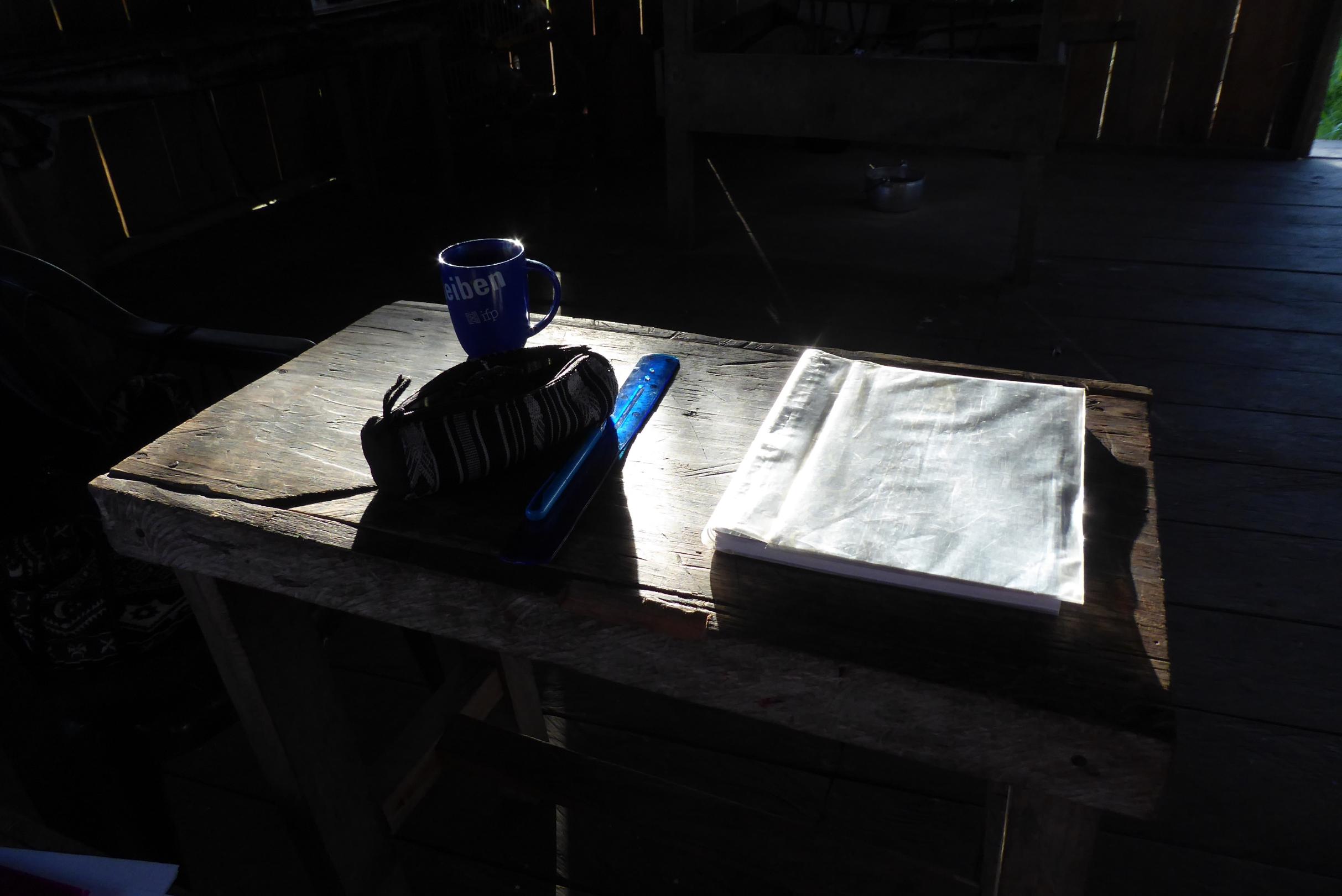 Kaffee im Dunkeln