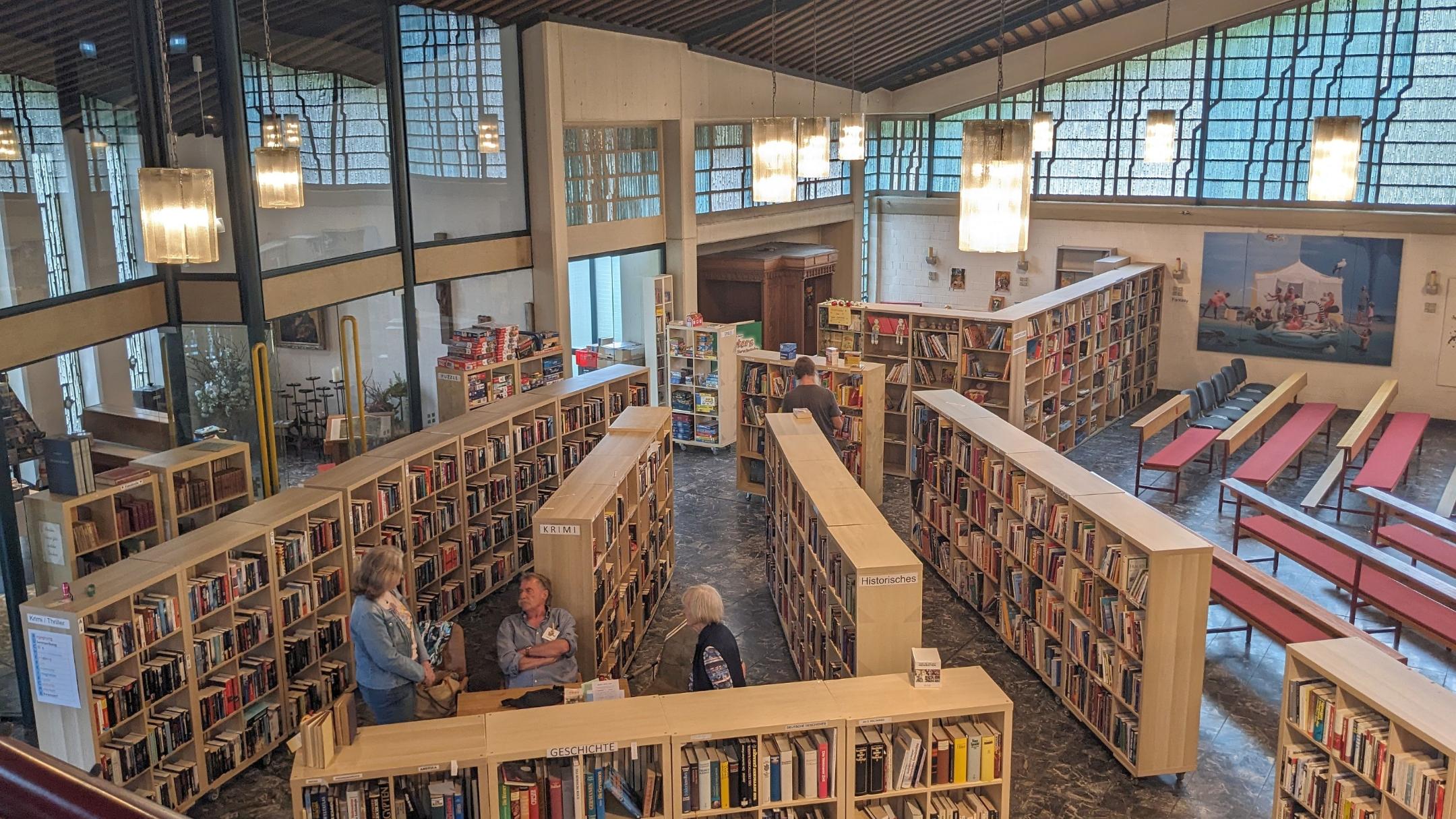 Die Heilig Geist Kirche in Geistenbeck ist eine Bücherei