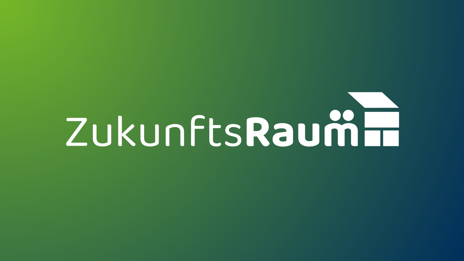 Eine Wortmarke 'ZukunftsRaum' (als Schriftlogo).