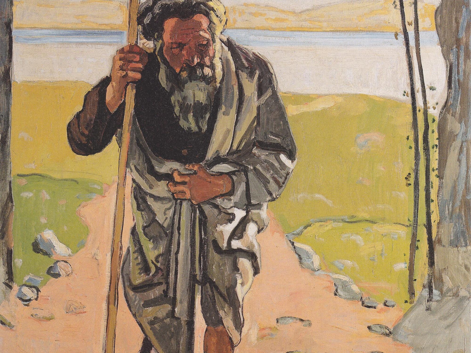 Ferdinand Hodler (1853–1918), Ahasver (Öl auf Leinwand, etwa 1910)