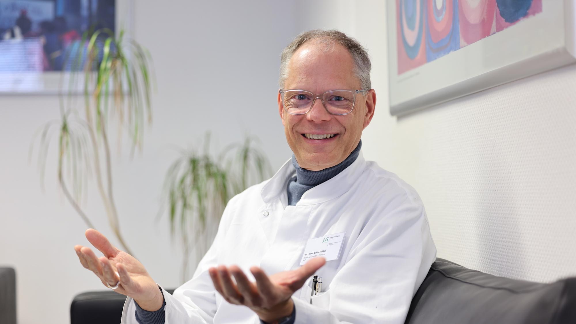 Dr. Bodo Müller ist Chefarzt der Kinder- und Jugendpsychiatrie, Psychosomatik und Psychotherapie am St.-Marien-Hospital Birkesdorf.