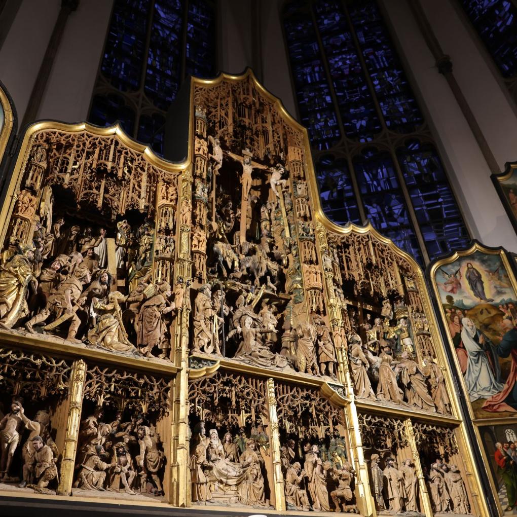 Der Hochaltar ist einer von drei Antwerpener Altären, die nun restauriert werden.