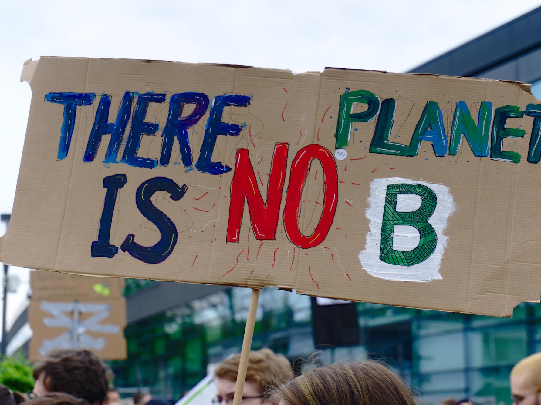 Es gibt keinen Planeten B  – unter diesem Motto gehen Schüler auch im Bistum Aachen für den Klimaschutz auf die Straße. Die KiZ hat beispielhaft zwei befragt, die bei der Bewegung „Fridays for future“ mitmachen.