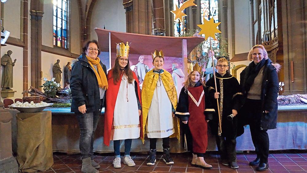 Freuen sich auf Berlin: Monika Meyer, Franziska Meyer, Johannes Meyer, Nelly Wagner, Nick Wagner und Agnieszka Wagner (v. l.).