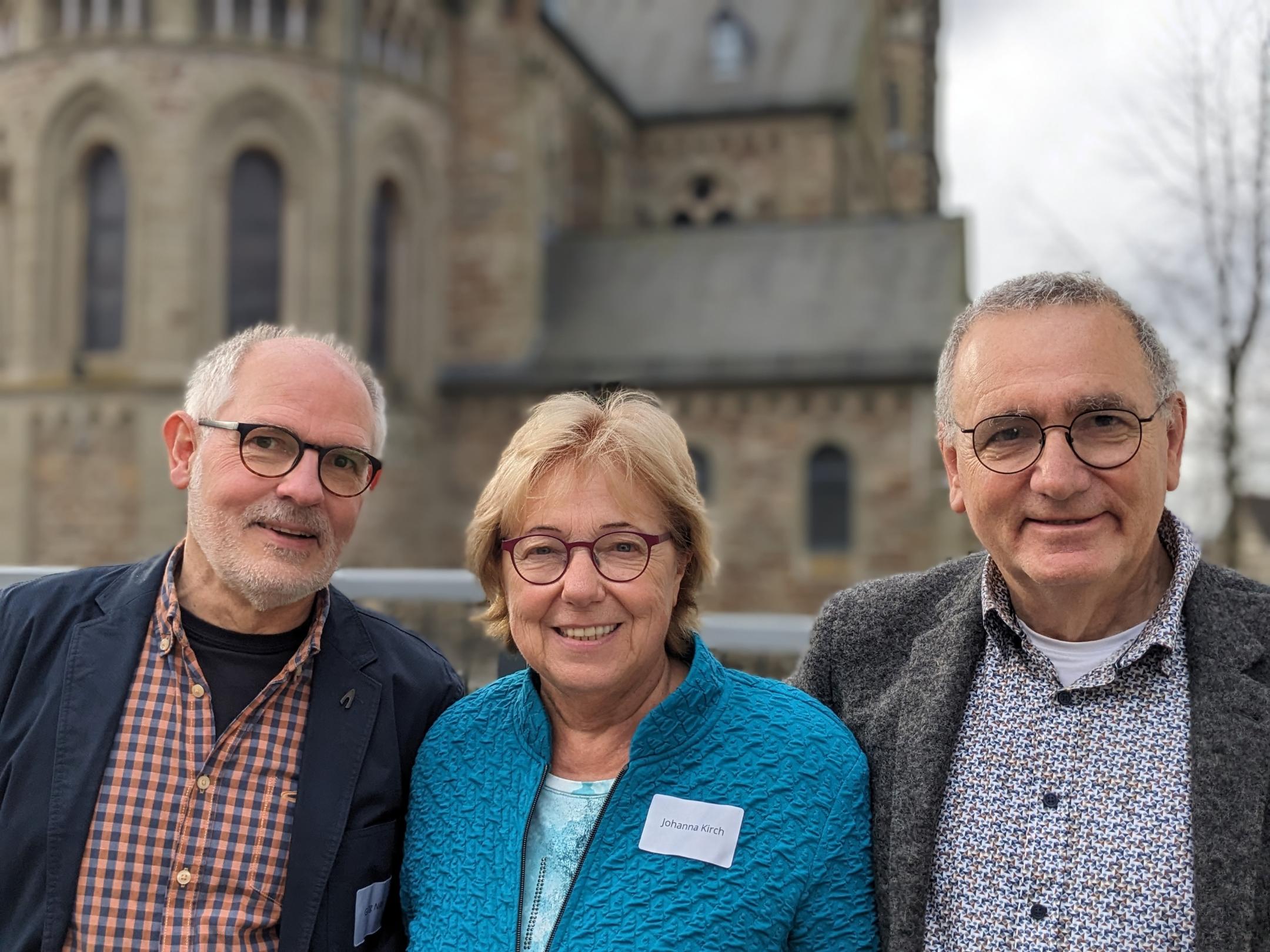 Ehrenamt und Hauptamt in gemeinsamer Verantwortung (v.r.): Bruno Welter, Johanna Kirch und Georg Nilles bereiteten den Tag für die GdG vor.