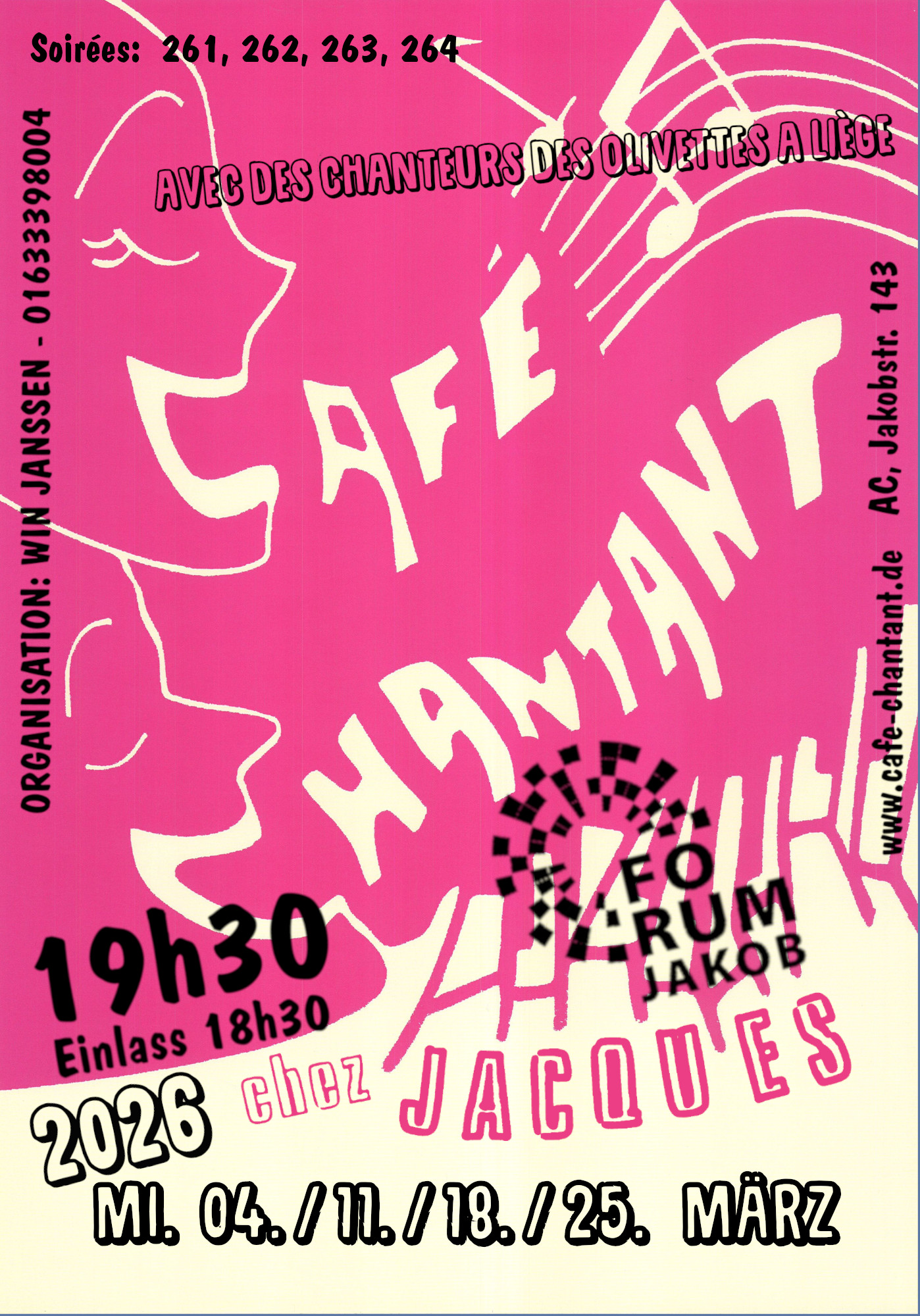 Café Chantant März 2026