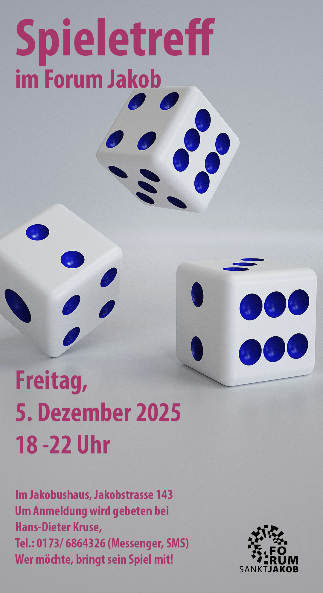Spieletreff 05. Dez. 2025