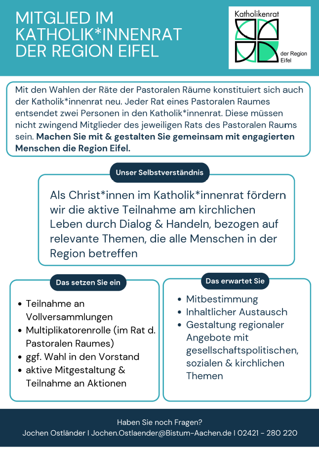 Katholikenrat Eifel Werbung