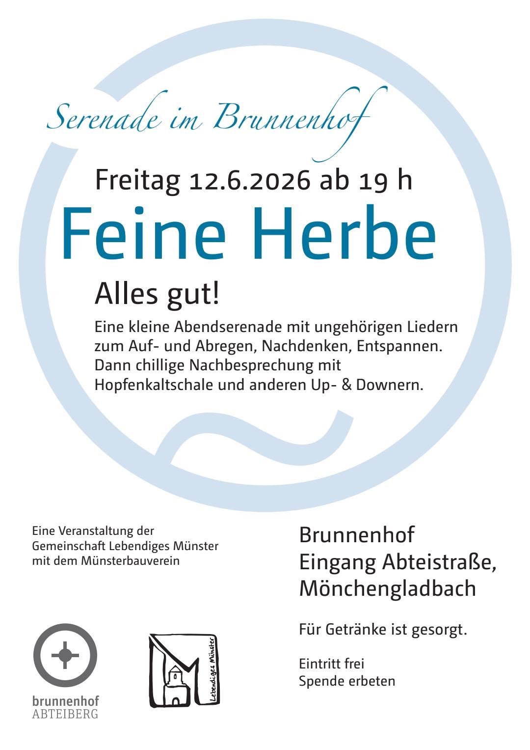 Feine Herbe im Brunnenhof