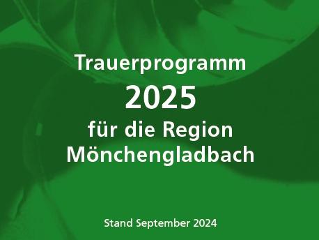 Trauerprogramm 2025