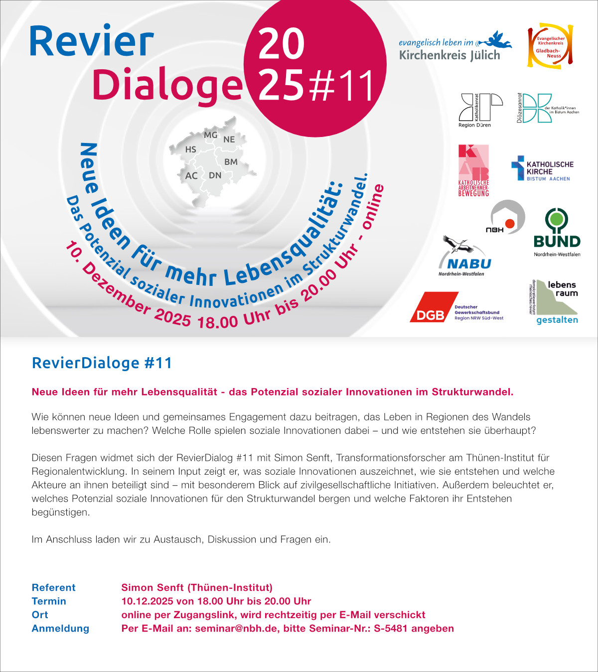 Einladung zum Revier Dialog am 10.12.25