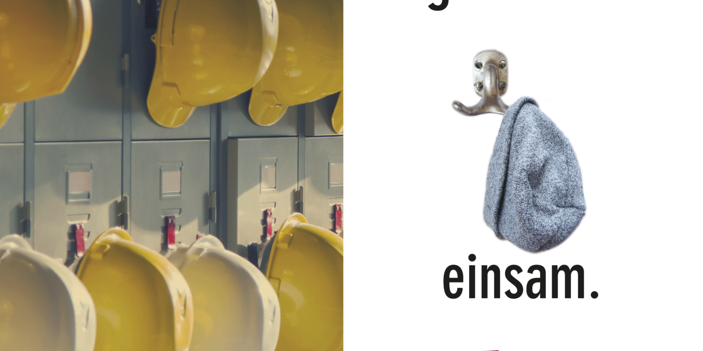 Plakat Arbeitslos macht einsam