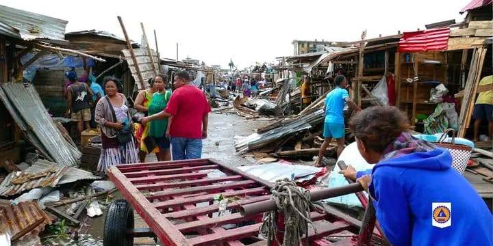 Am Morgen nach dem Zyklon