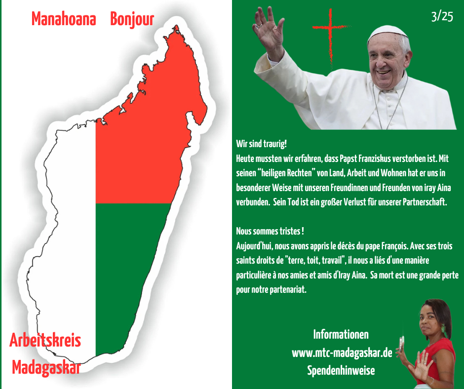 Papst Franzikus und Iray Aina (c) KAB