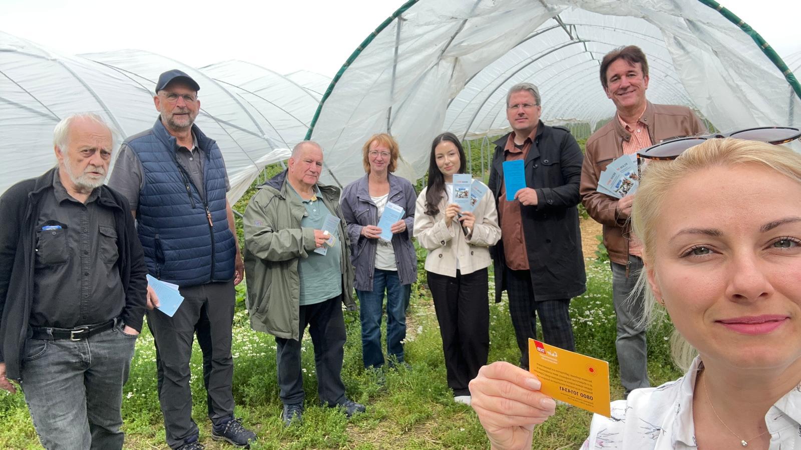 Erntehelfer-Aktion im Kreis Heinsberg, 8. Juni 2026