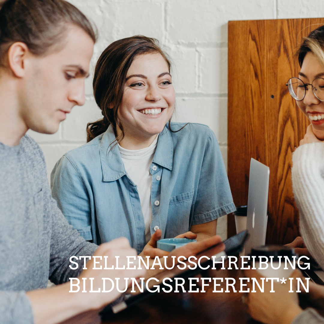 Stellenausschreibung Bildungsreferent_in (c) Brook Cagle